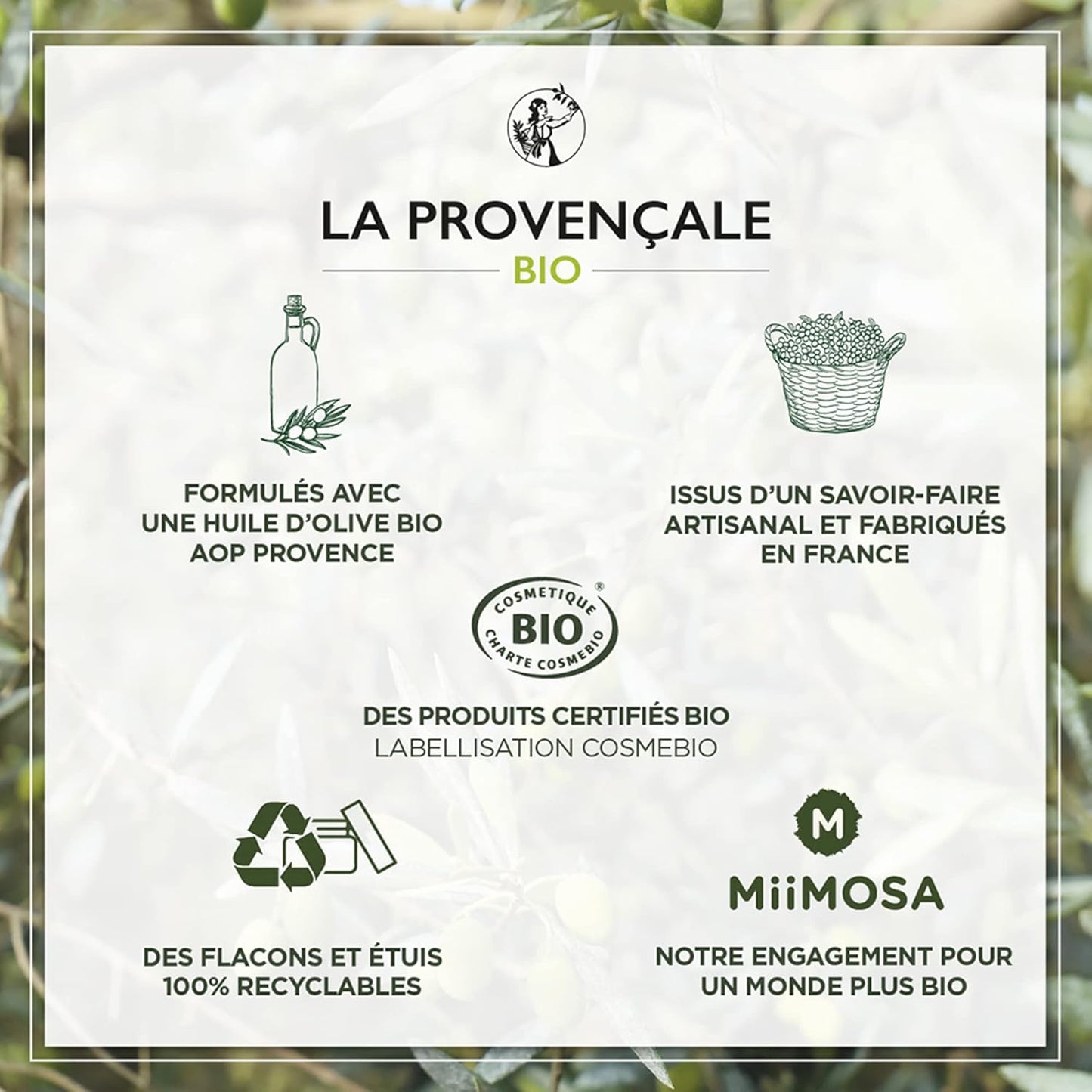 Bio – Crema Di Miele Nutriente – Miele Di Fiori Bio IGP Provence E Polpa D'Oliva Bio – per Tutti I Tipi Di Pelle Anche Più Sensibili, 50 Ml