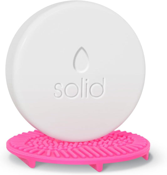 , Saponetta Detergente per Spugnetta per Fondotinta Solid Cleanser